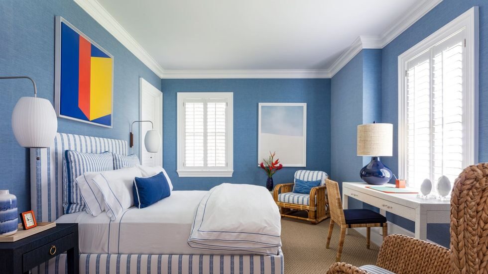 Calming Blue Bedroom